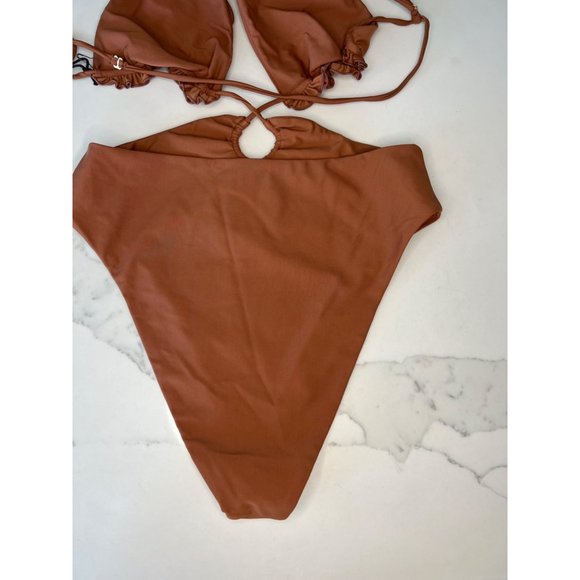 Tularosa Daveena One Piece NWT brown Size Small - Picture 10 of 14